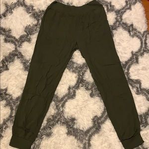 3/$20 Boho feel forest green pants